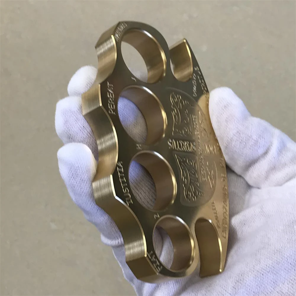 Solid Thickened Warrior Brass Knuckle Duster - Image 2