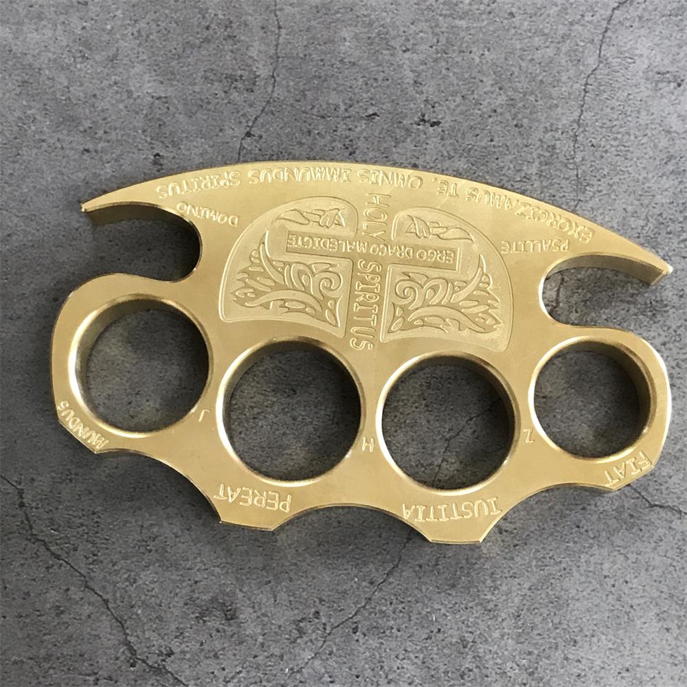 Solid Thickened Warrior Brass Knuckle Duster - Image 3