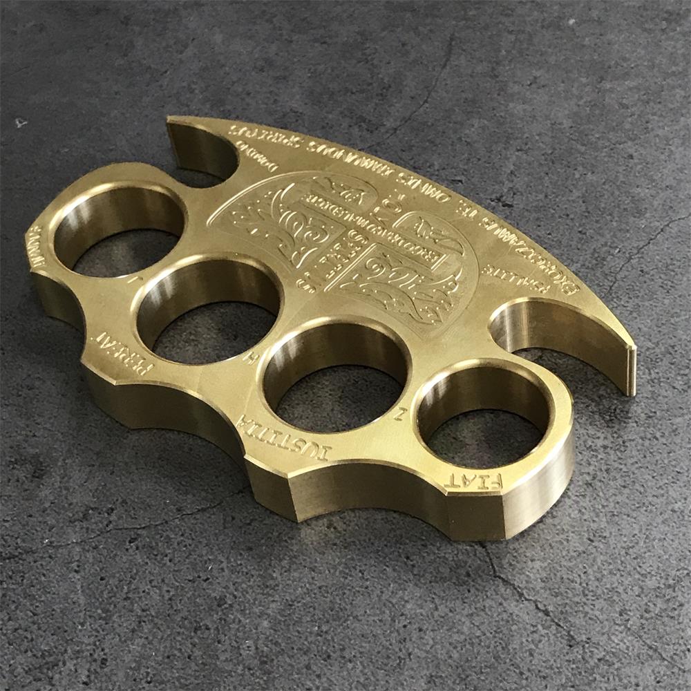 Solid Thickened Warrior Brass Knuckle Duster - Image 6