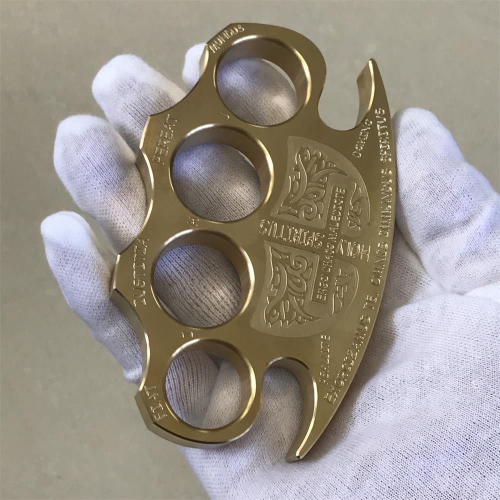 Solid Thickened Warrior Brass Knuckle Duster - Image 8