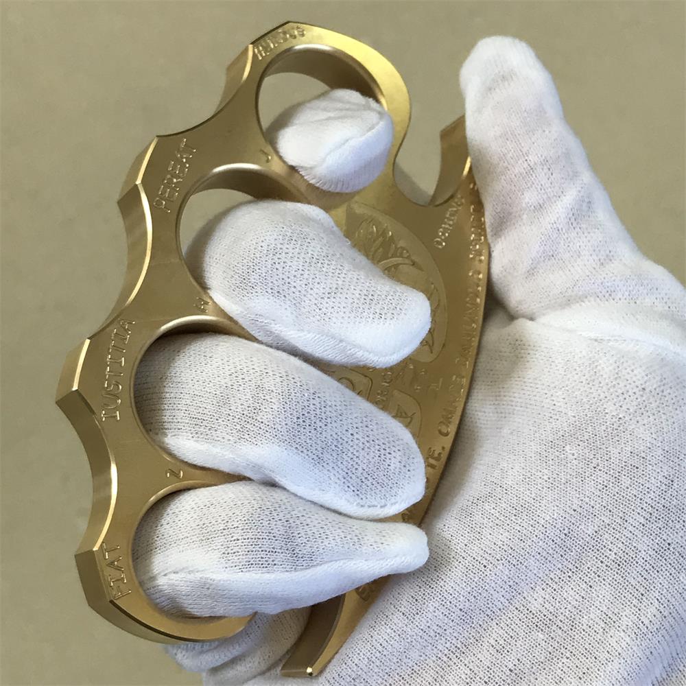 Solid Thickened Warrior Brass Knuckle Duster - Image 9