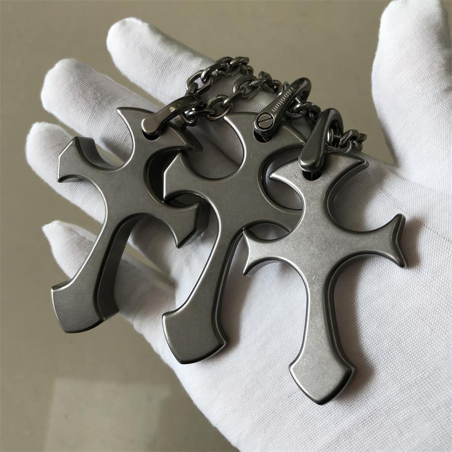 TC21 Titanium Cross Knuckle Duster Self-Defense EDC Decoration - Image 7
