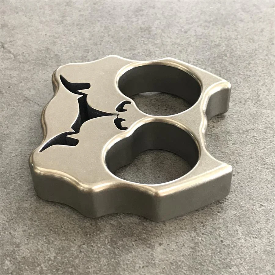 TC21 Titanium Dog Head Knuckle Duster EDC Decoration - Image 6