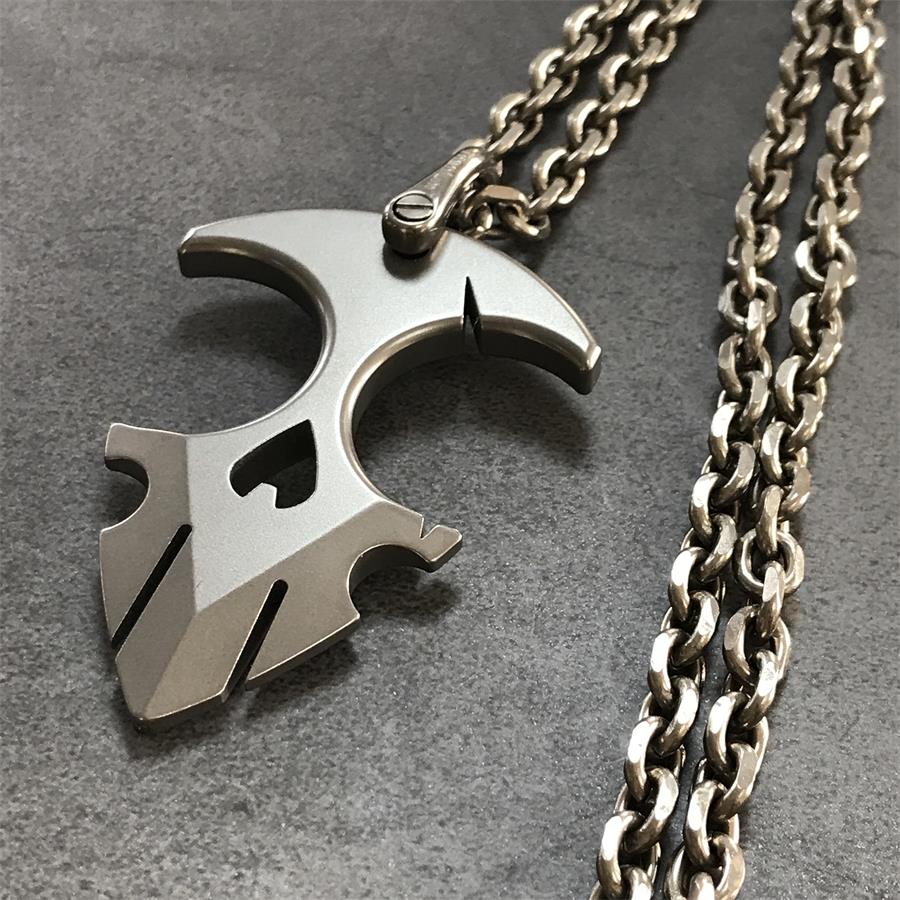TC21 Titanium Knuckle Duster Self-Defense Doomsday Shield Self-defense Pendant - Image 11
