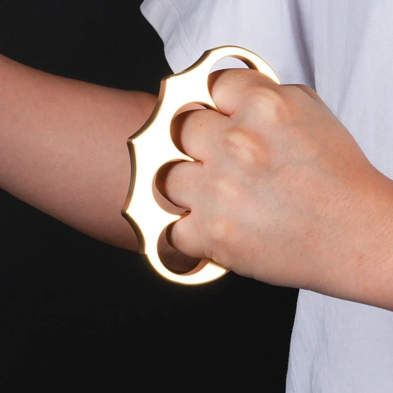 Thickened Brass Knuckle Duster Self Defense Boxing EDC Tool - Image 6