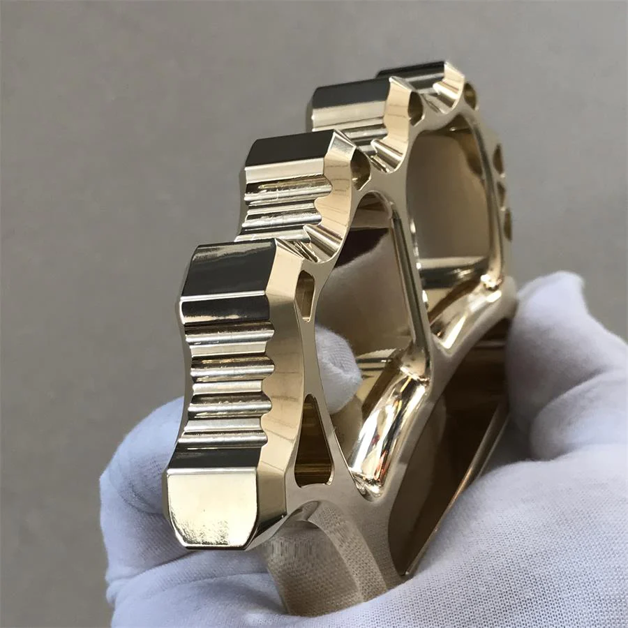 Thickened Brass Knuckle Duster Self-defense Protective Gear - Image 10