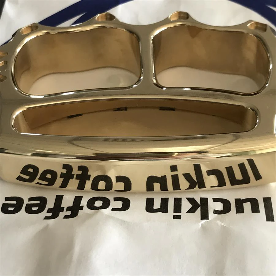 Thickened Brass Knuckle Duster Self-defense Protective Gear - Image 5