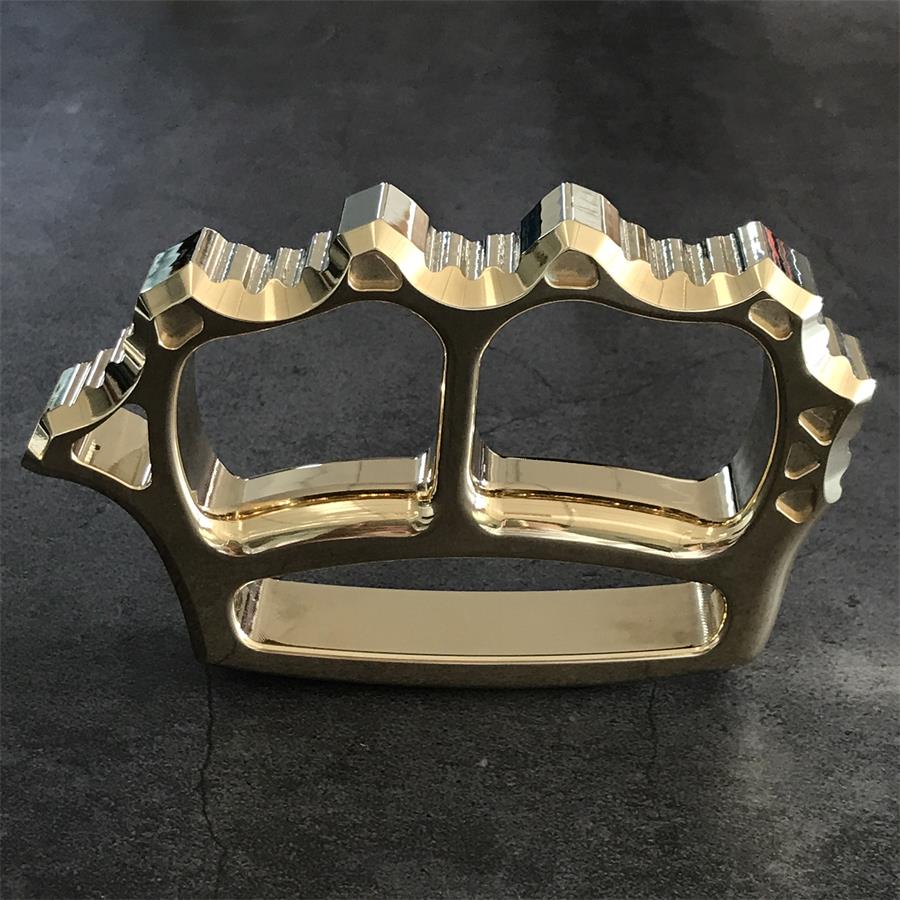 Thickened Brass Knuckle Duster Self-defense Protective Gear - Image 7