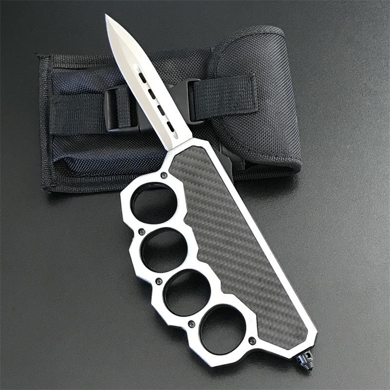 Thickened Knuckle Knife Self Defense Window Breaker Tactical Knives - Image 2