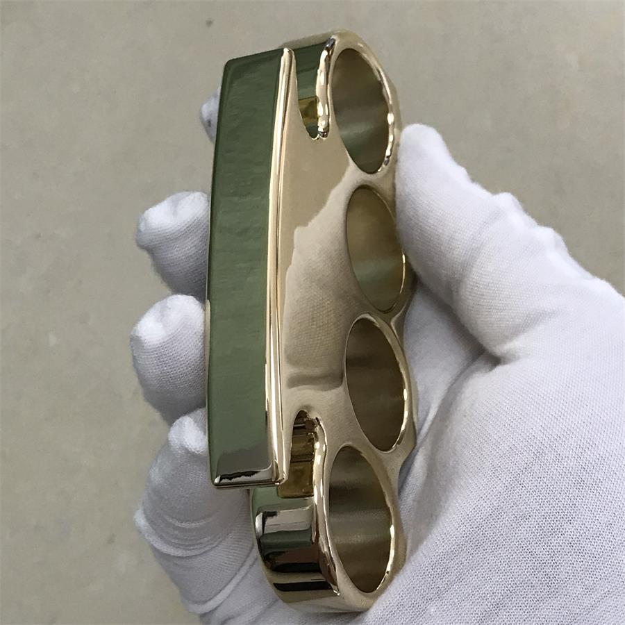 The KING Thickened Mirror Brass Knuckle Duster - Image 12
