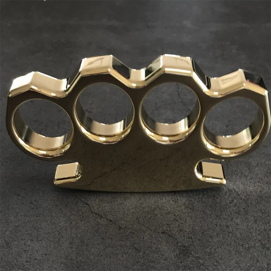 The KING Thickened Mirror Brass Knuckle Duster - Image 13