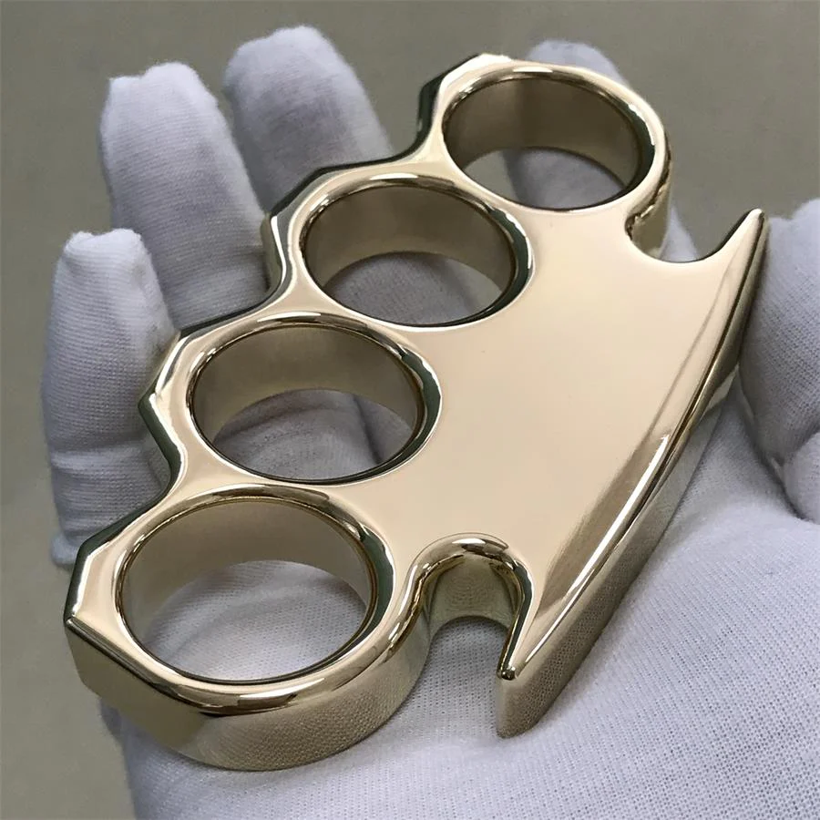 The KING Thickened Mirror Brass Knuckle Duster - Image 2