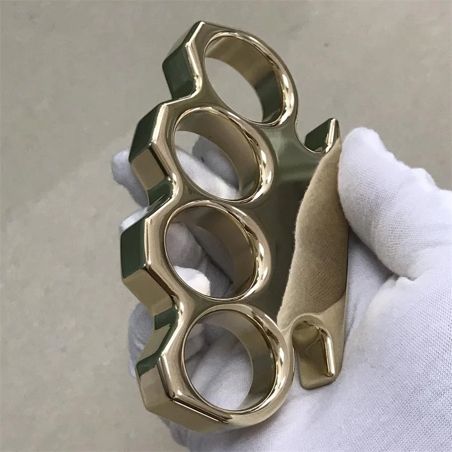 The KING Thickened Mirror Brass Knuckle Duster - Image 5