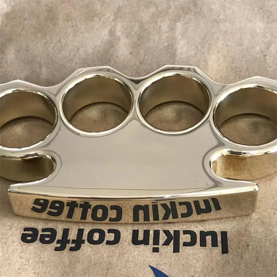 The KING Thickened Mirror Brass Knuckle Duster - Image 7