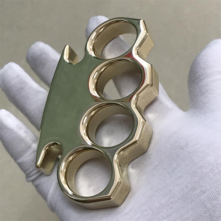 The KING Thickened Mirror Brass Knuckle Duster - Image 8