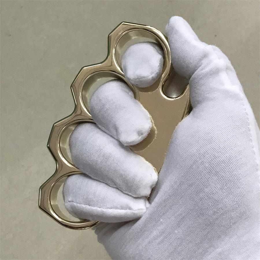 The KING Thickened Mirror Brass Knuckle Duster - Image 9