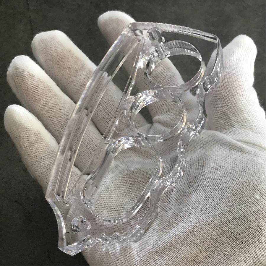 Transparent Plastic Knuckle Duster EDC Tool - Image 4