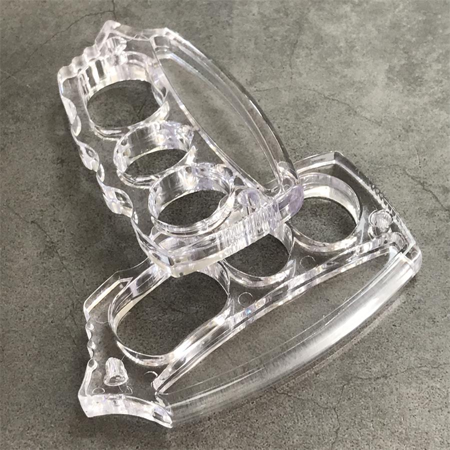 Transparent Plastic Knuckle Duster EDC Tool - Image 7