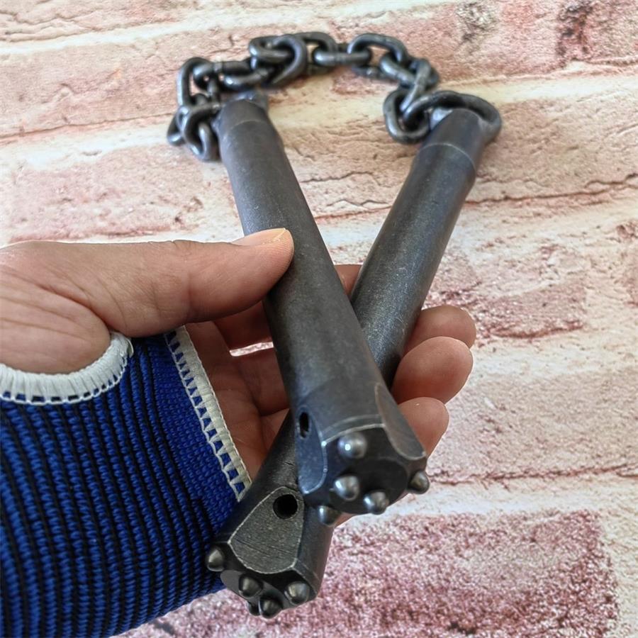 Tungsten Steel Nunchucks Heavy Duty Self Defense Window Breaker Stick - Image 6