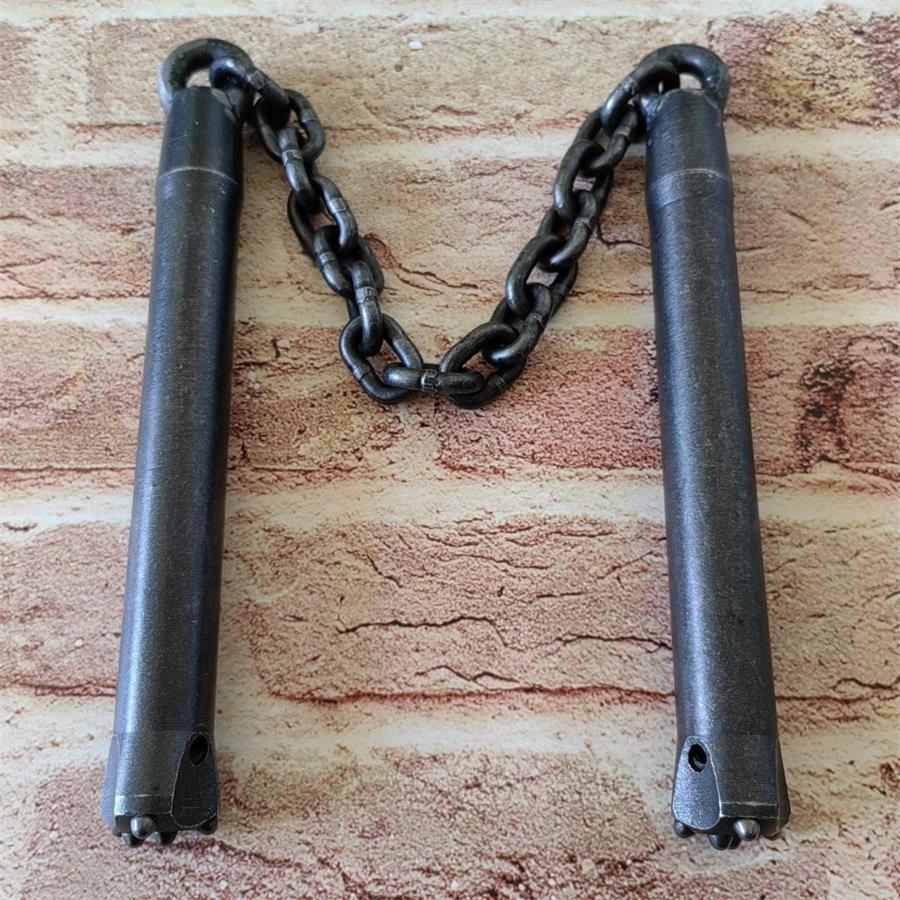 Tungsten Steel Nunchucks Heavy Duty Self Defense Window Breaker Stick - Image 7