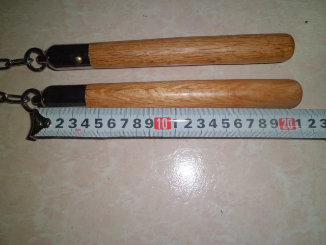 Wooden Nunchucks Outdoor Defense Training Tool - Image 11